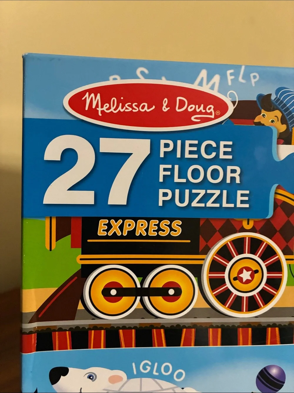 Melissa & Doug - ALPHABET EXPRESS FLOOR PUZZLE (27 pieces)
